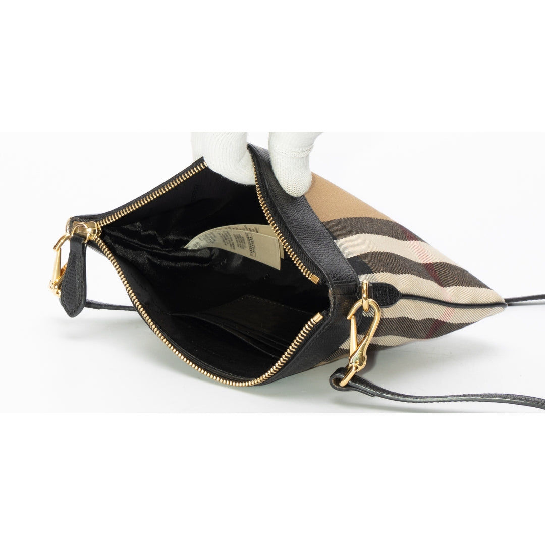 Burberry Check Derby Peyton Crossbody Bag