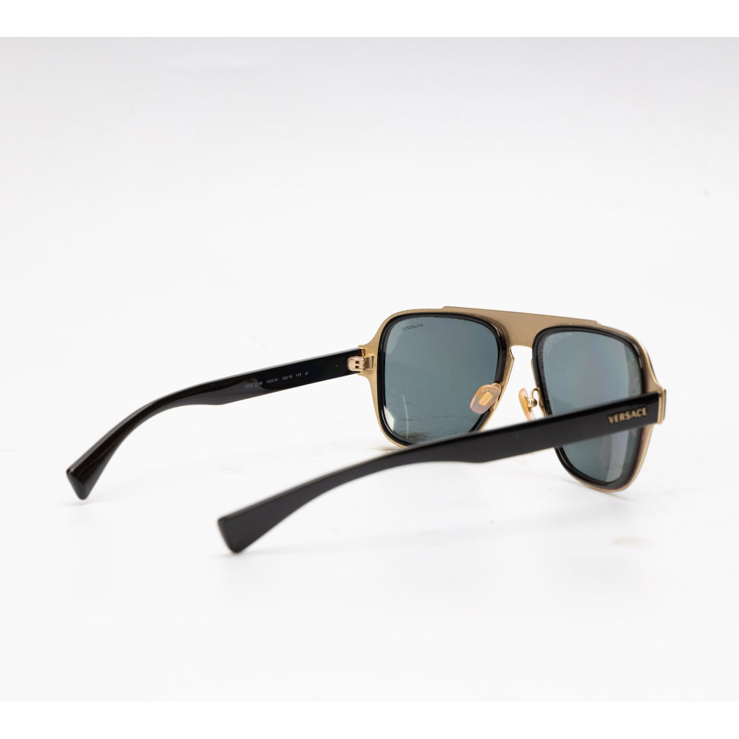 Versace Polarised Medusa Retro Charm Sunglasses