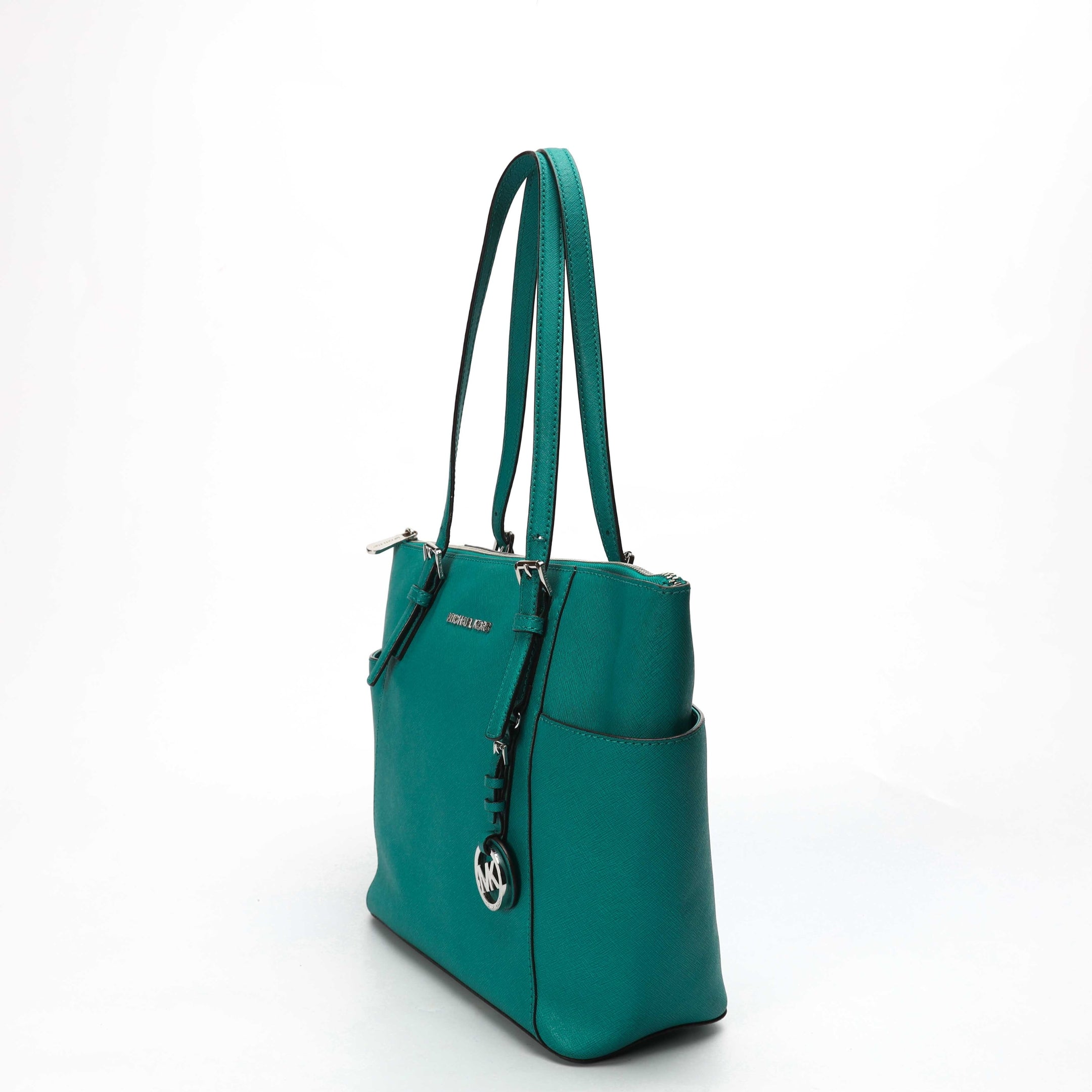 Michael Kors Charlotte Teal Tote