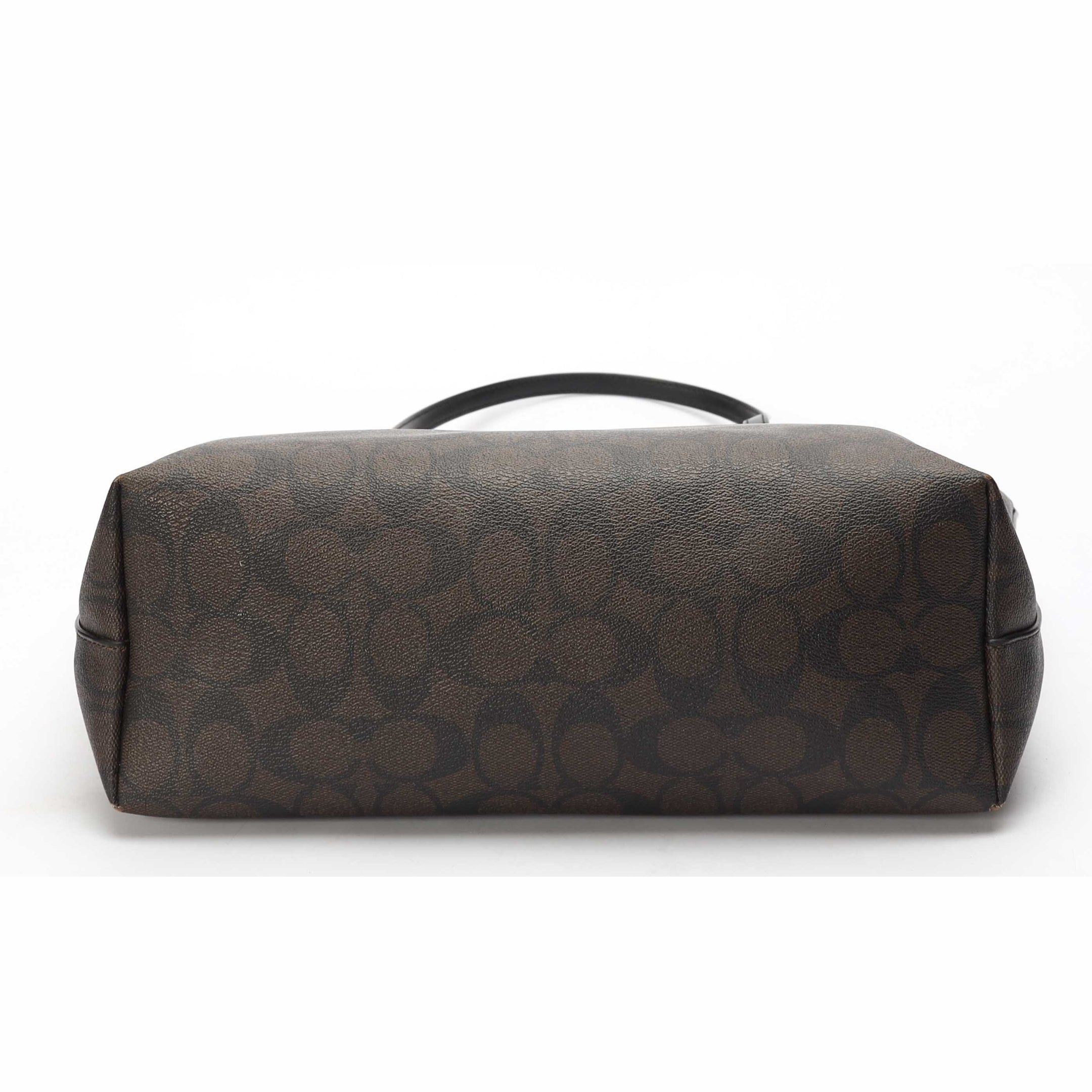 Coach Brown Monogram City Zip Top Tote