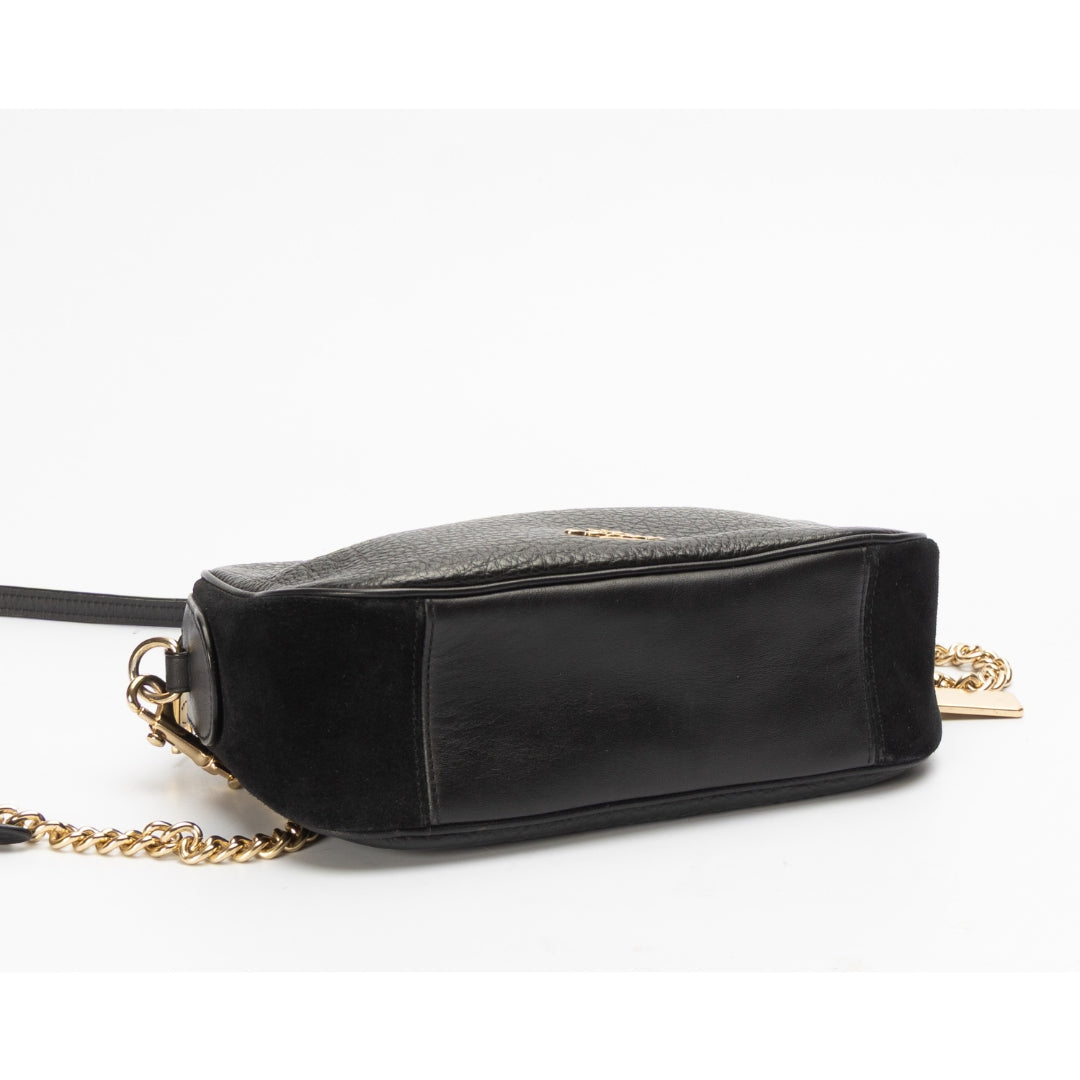 Coach Black Isla Chain Crossbody Bag
