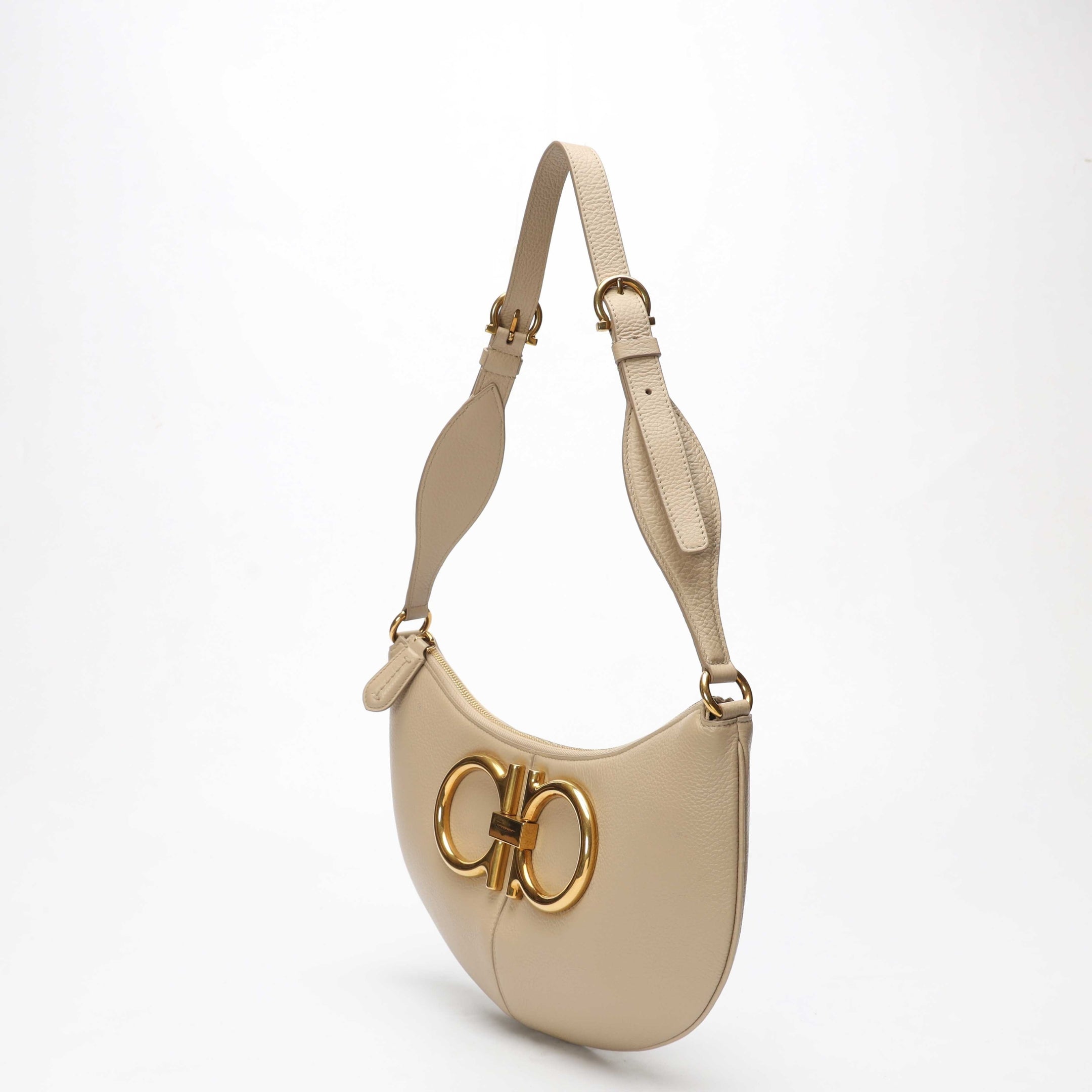 Salvatore Ferragamo Maxi Gancio Shoulder Bag