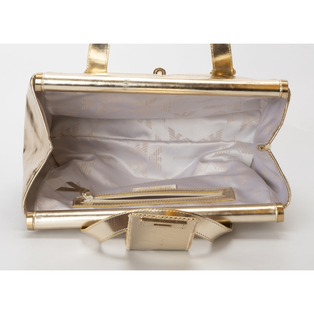 Emporio Armani Metallic Satchel