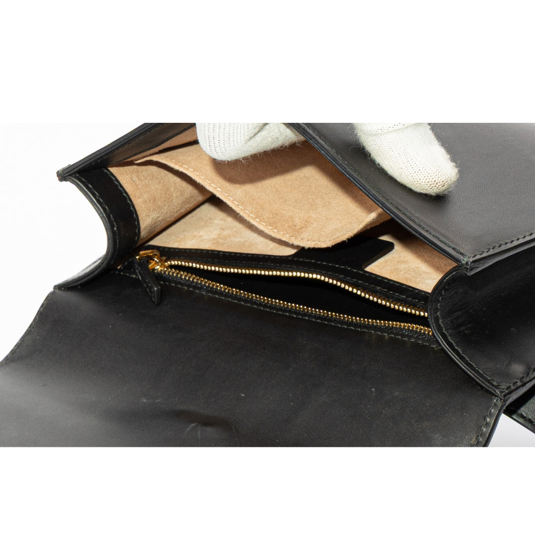 Gucci Black Web Sylvie Belt Bag