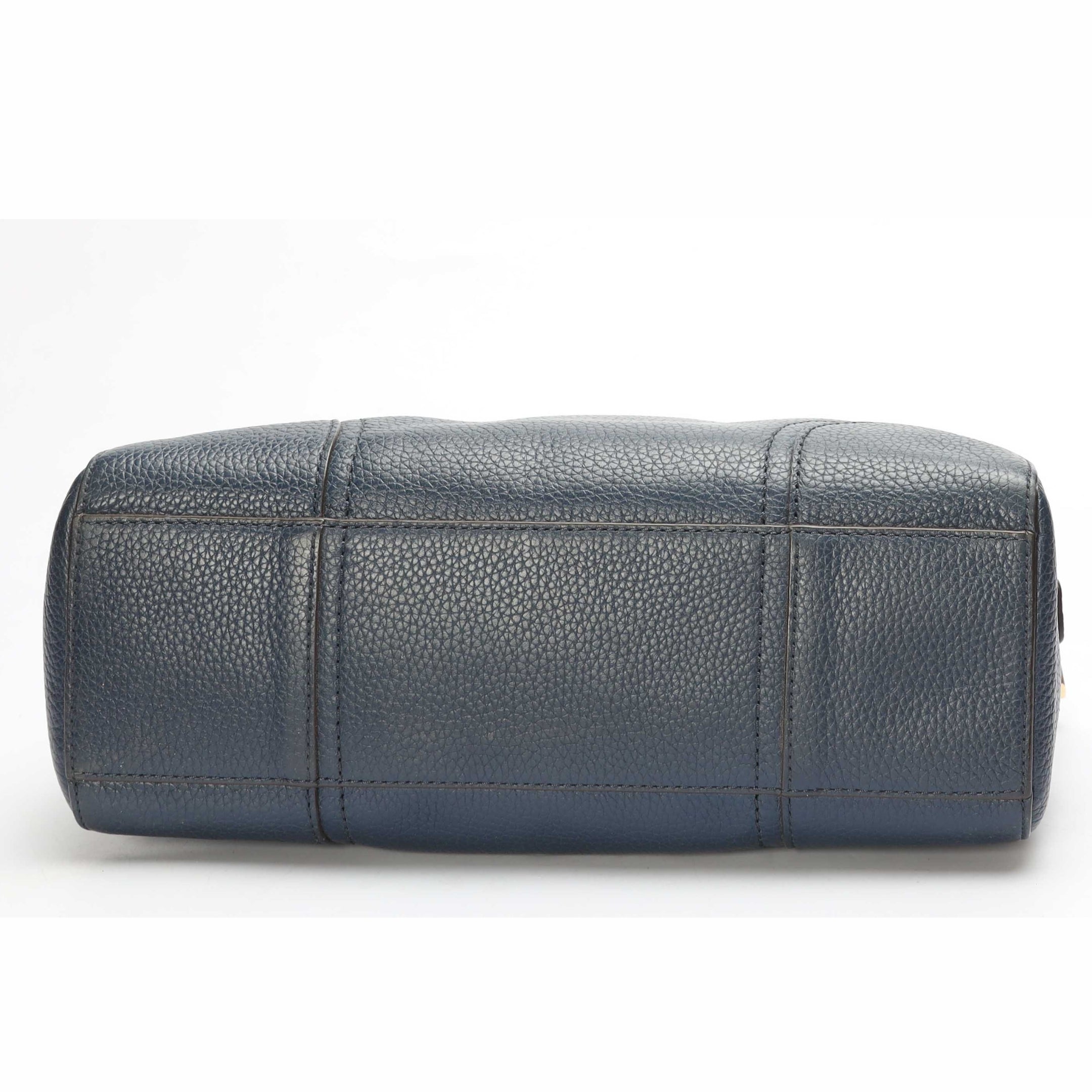 Michael Kors Navy Hattie Bowling Satchel