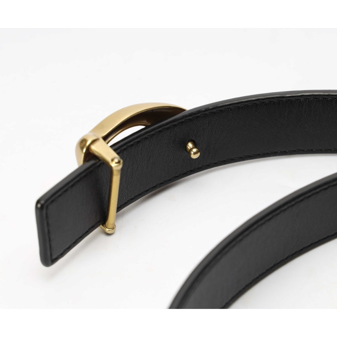 Coach Signature Buckle Reversible Belt