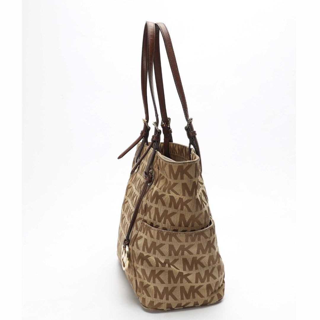 Michael Kors Jet Set Toffee Logo Tote