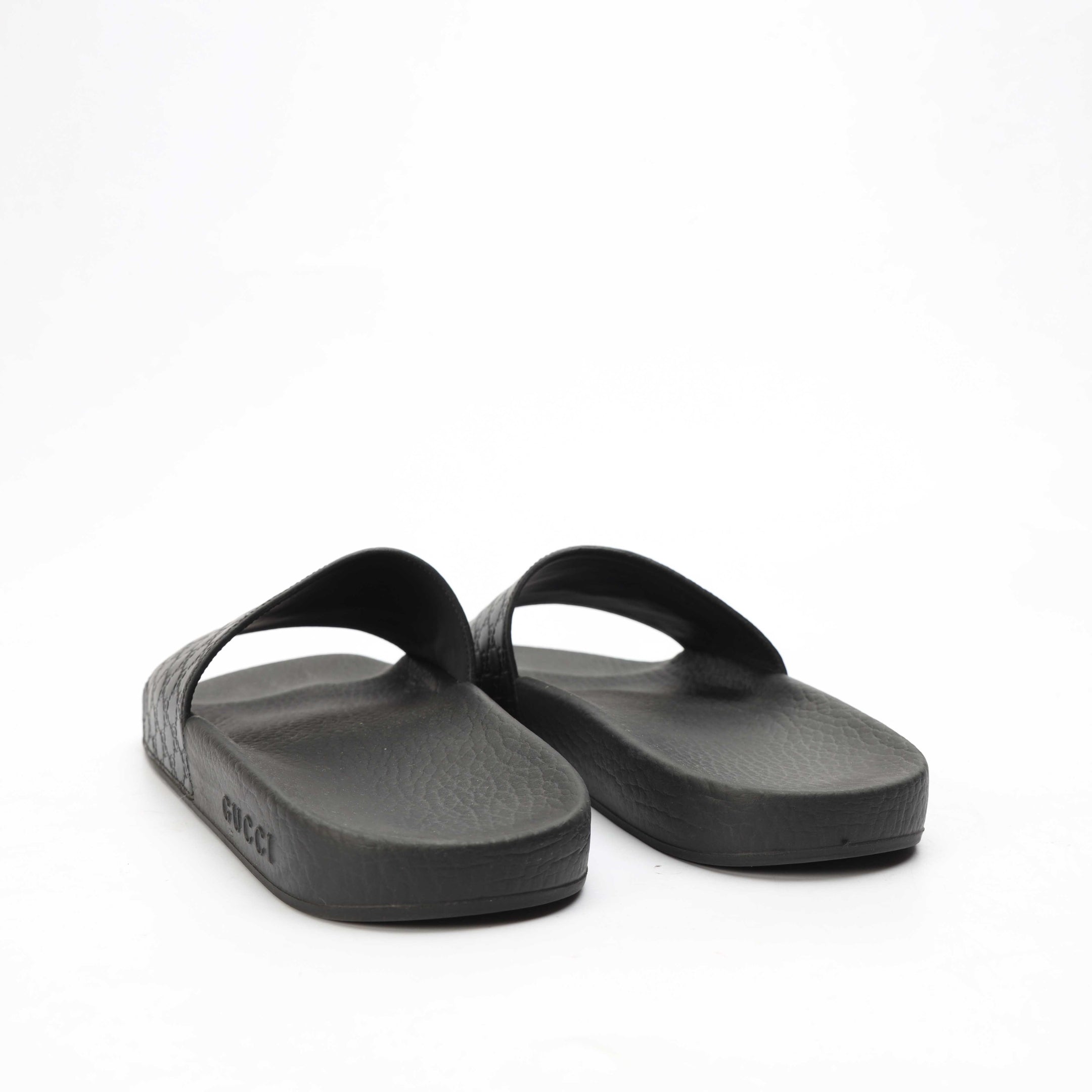 Gucci Microguccissima Black Slide