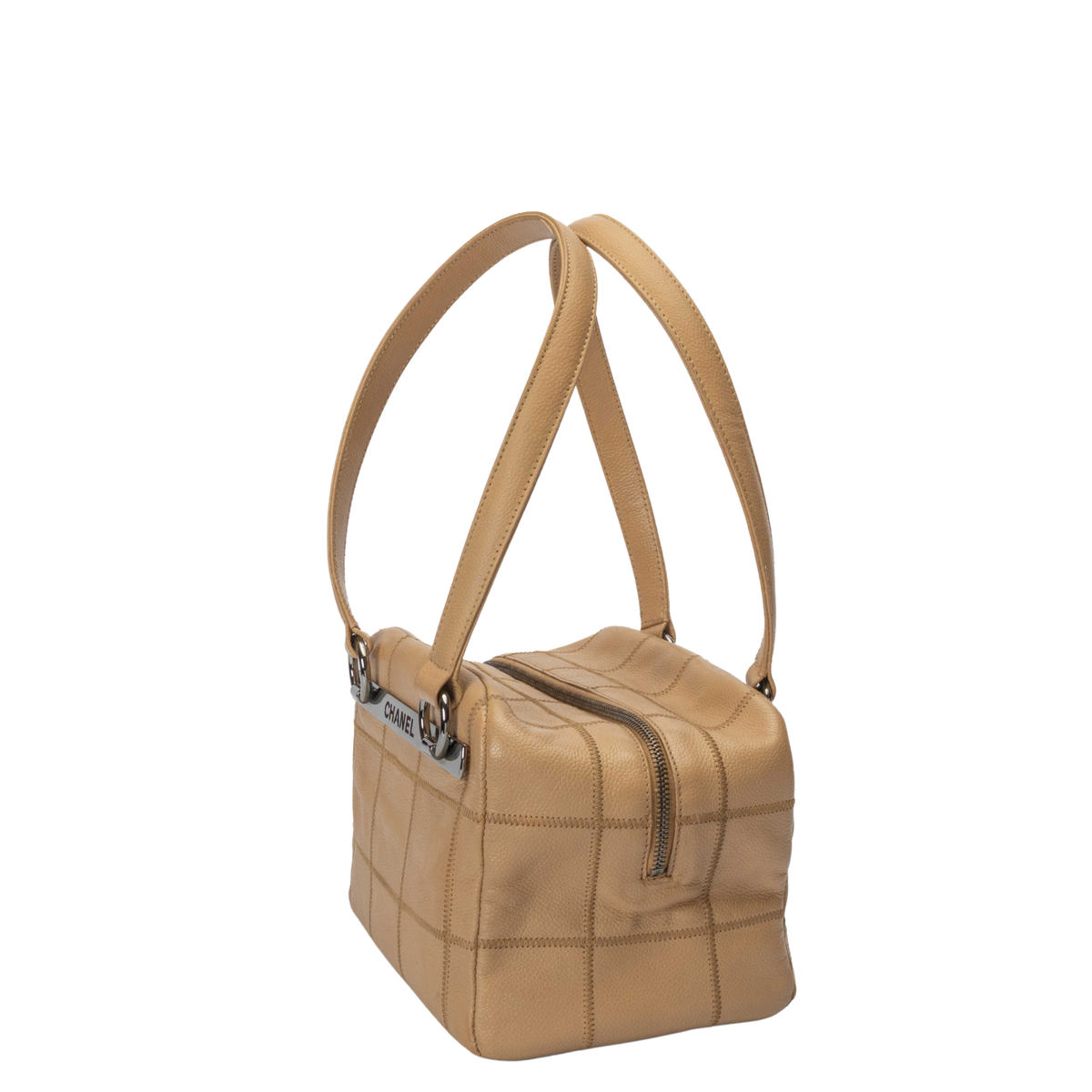 Chanel Chocolate Bar Beige Bowler Bag