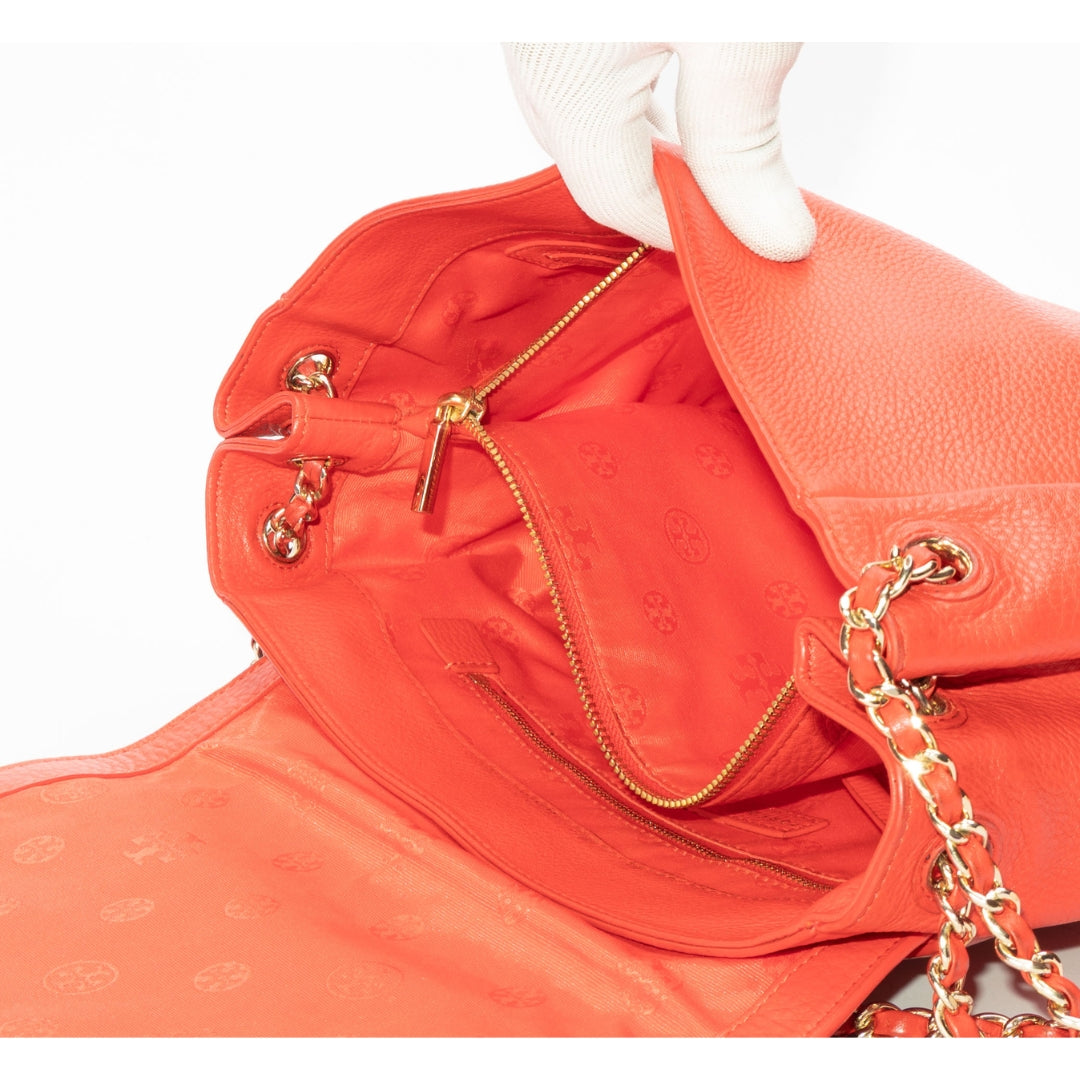 Tory Burch Red Marion Flap Shoulder Bag