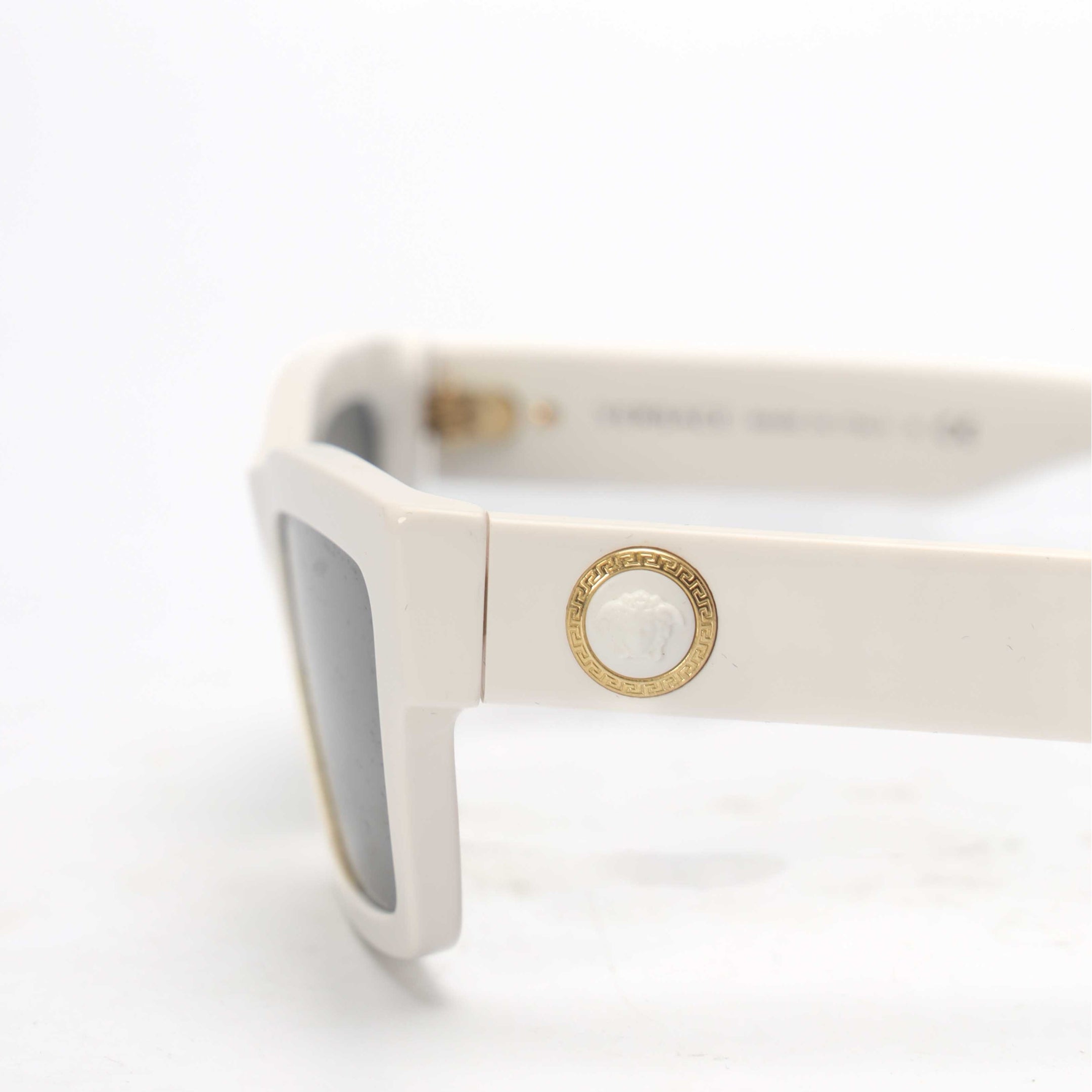 Versace White Rectangle Sunglasses