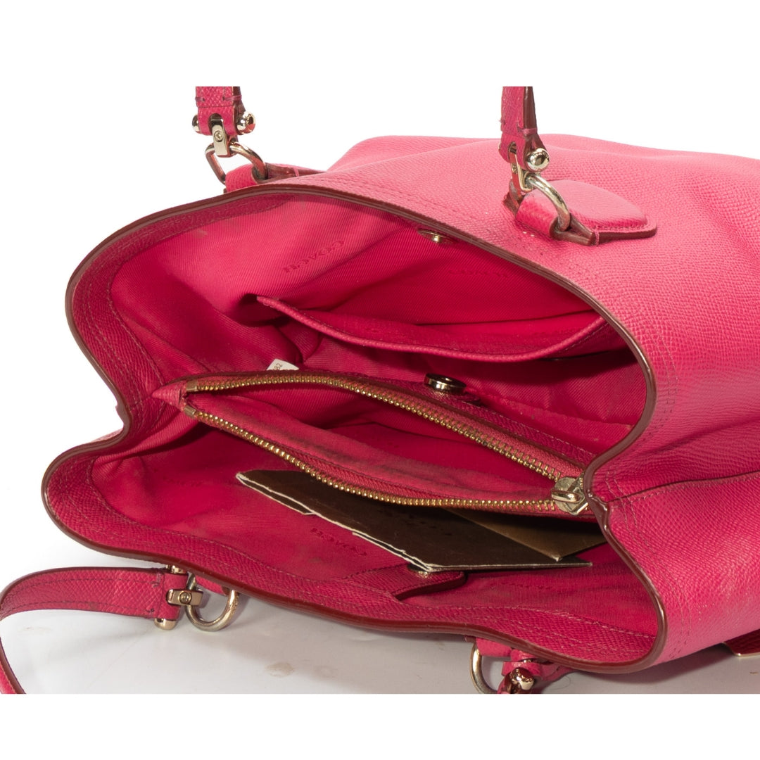 Coach Kitt Pink Carryall Convertible Satchel