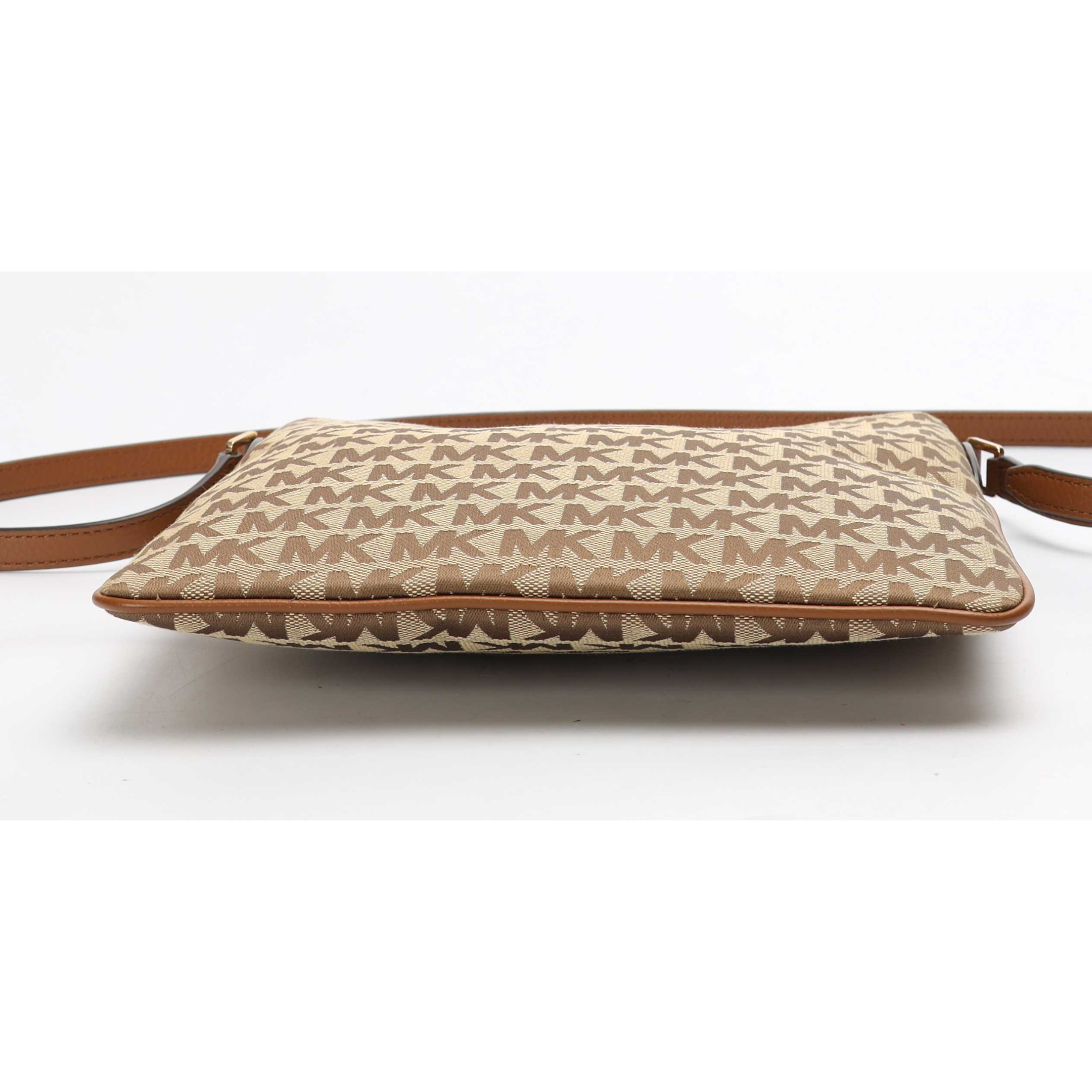 Michael Kors Connie Bag Tan Brown Crossbody Bag