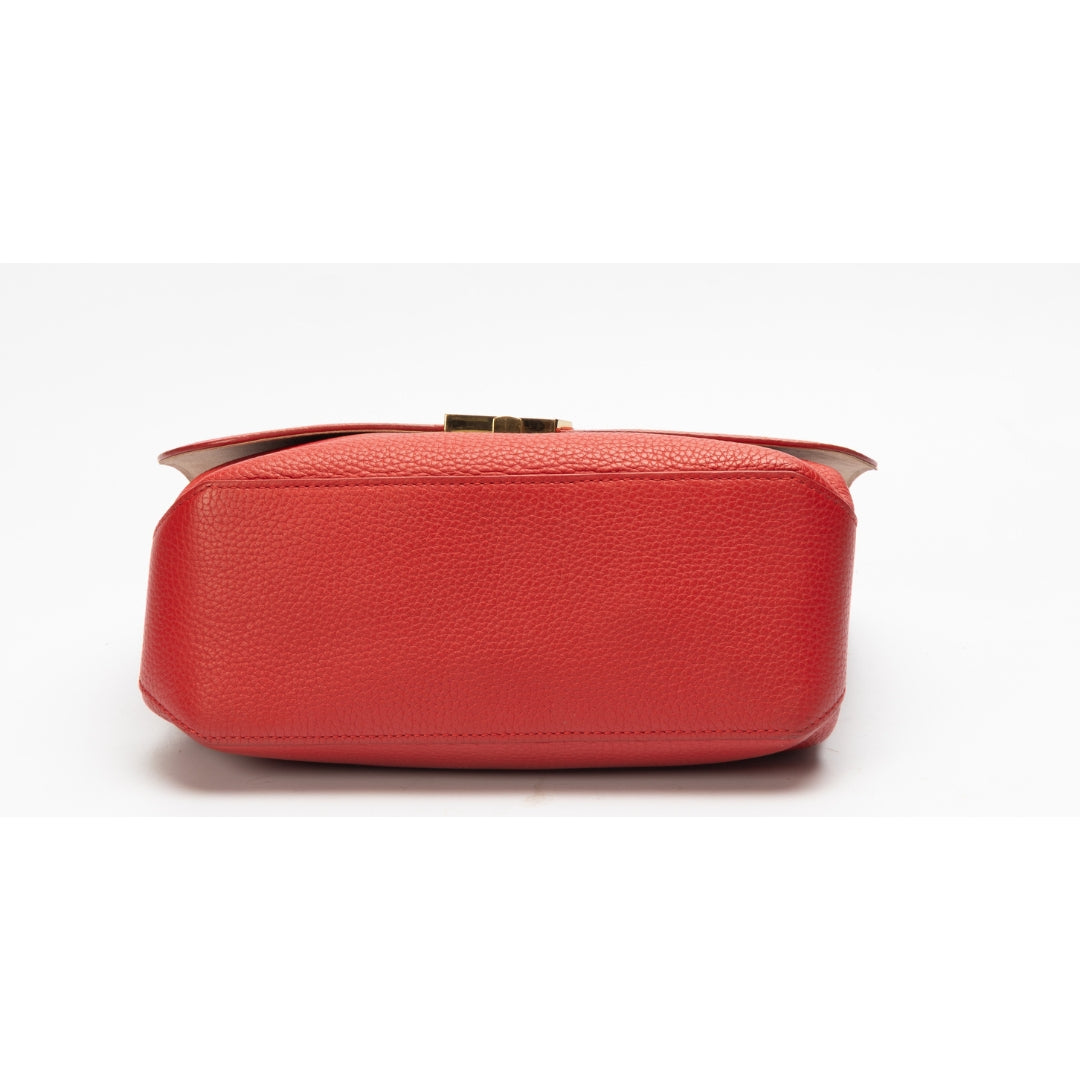 Louis Vuitton Red Taurillon Leather Volta Bag