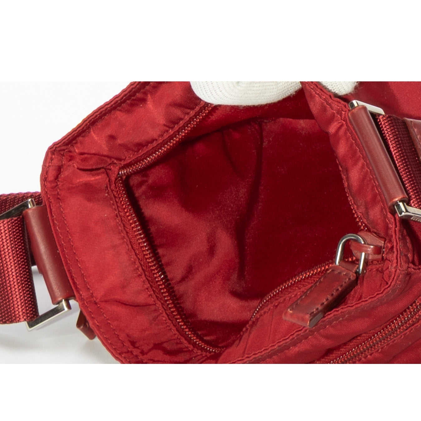 Prada Re-Nylon Red Crossbody Bag