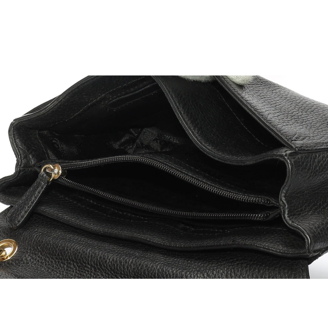 Michael Kors Black Samira Flap Crossbody Bag