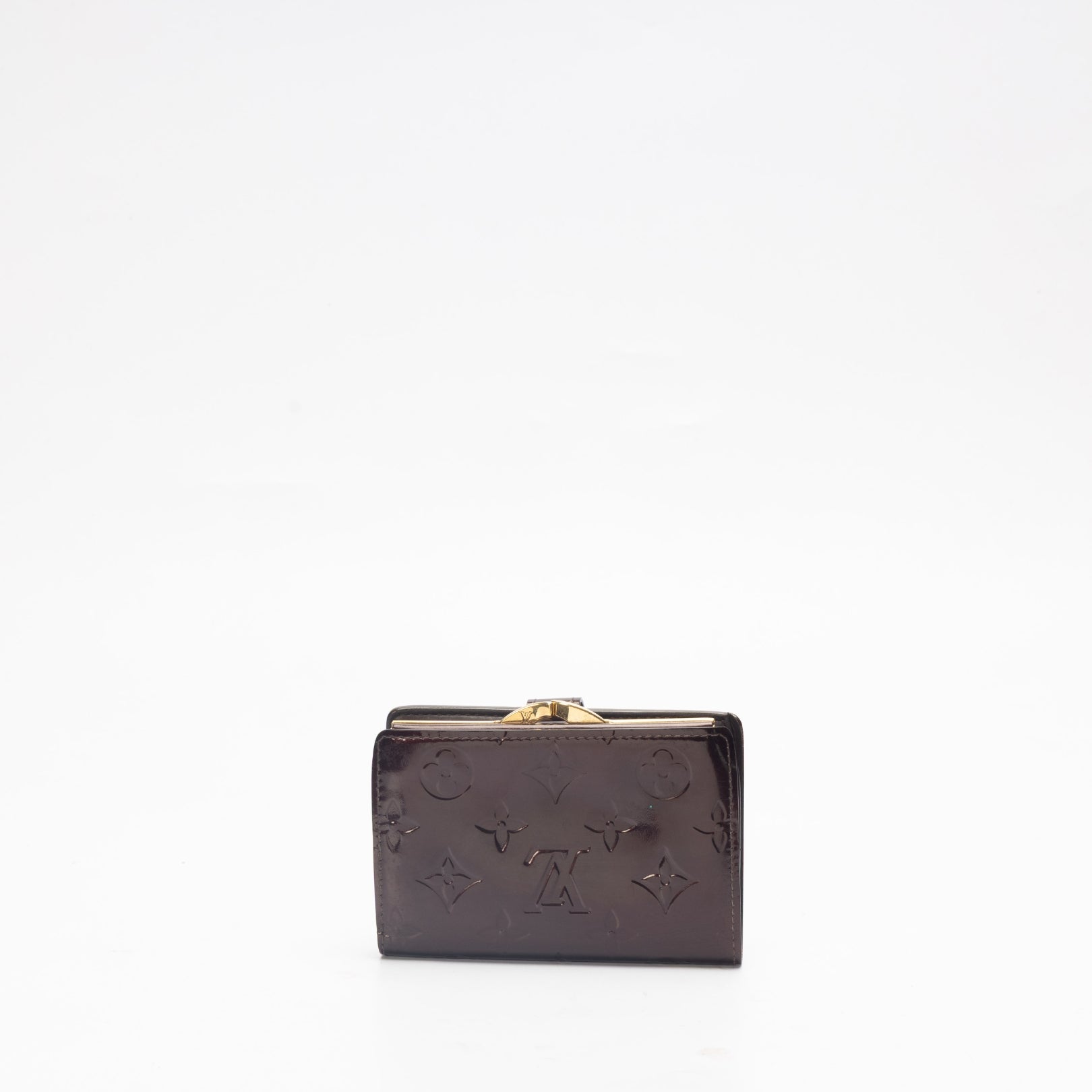 Louis Vuitton Amarante Monogram Vernis French Wallet