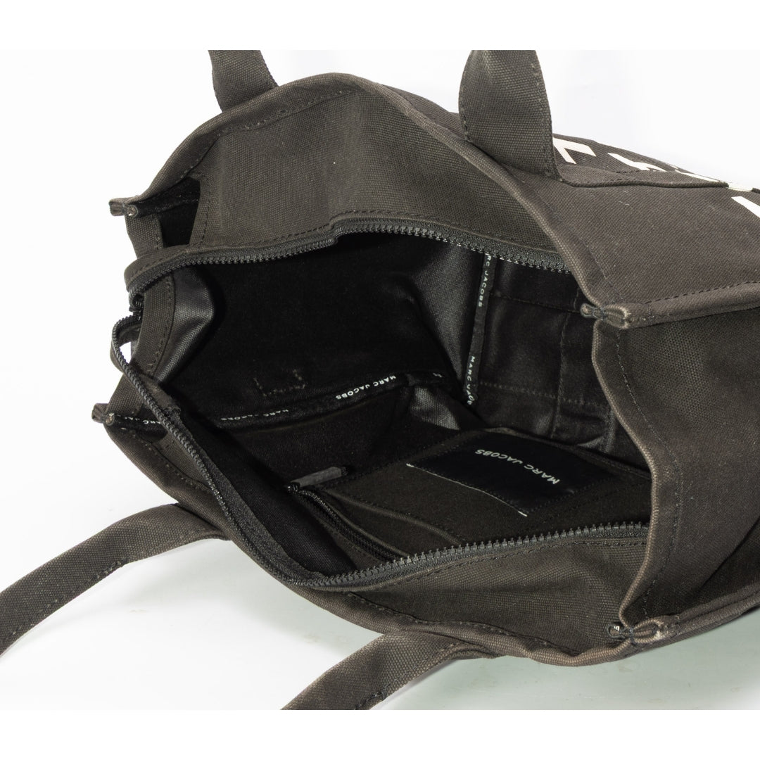 Marc Jacobs Black Jacquard Large Tote Bag