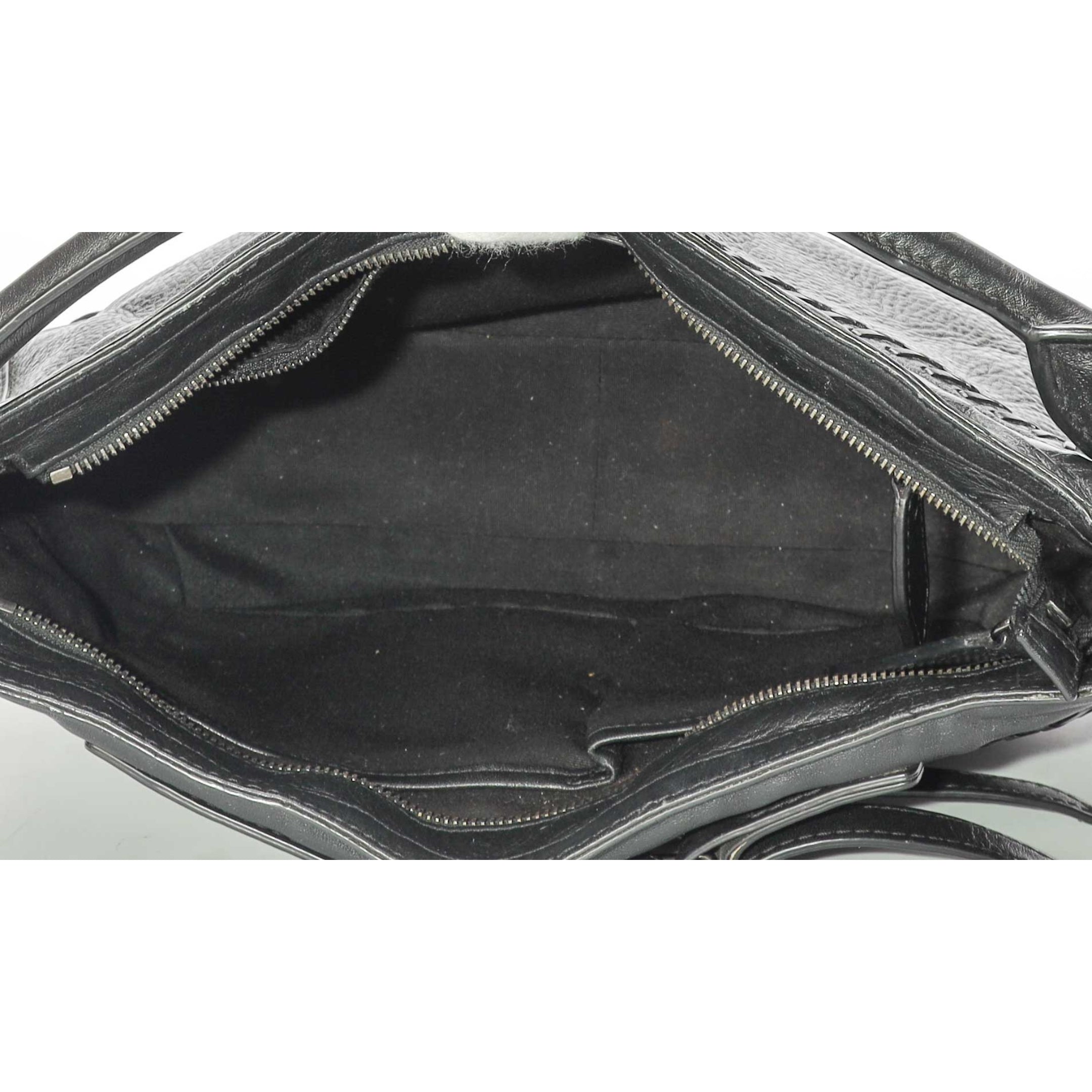 Burberry Black Bridle Top Handle Cross Body Bag