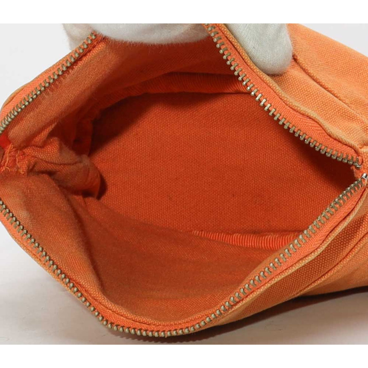 Hermes Bolide Orange Pouch