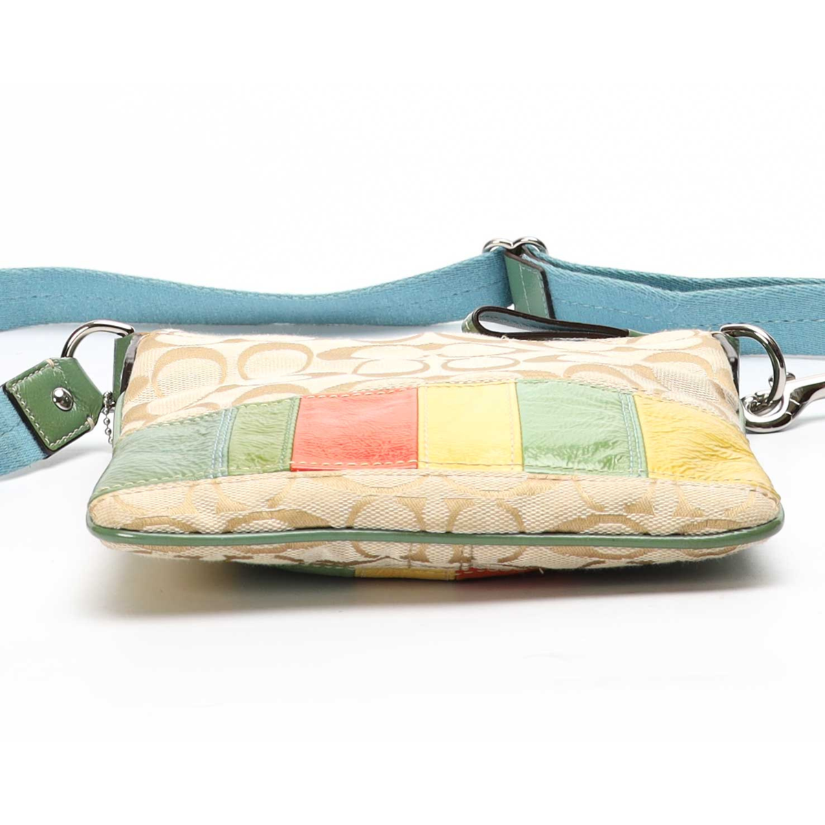 Coach Multicolor Signature Messenger Bag