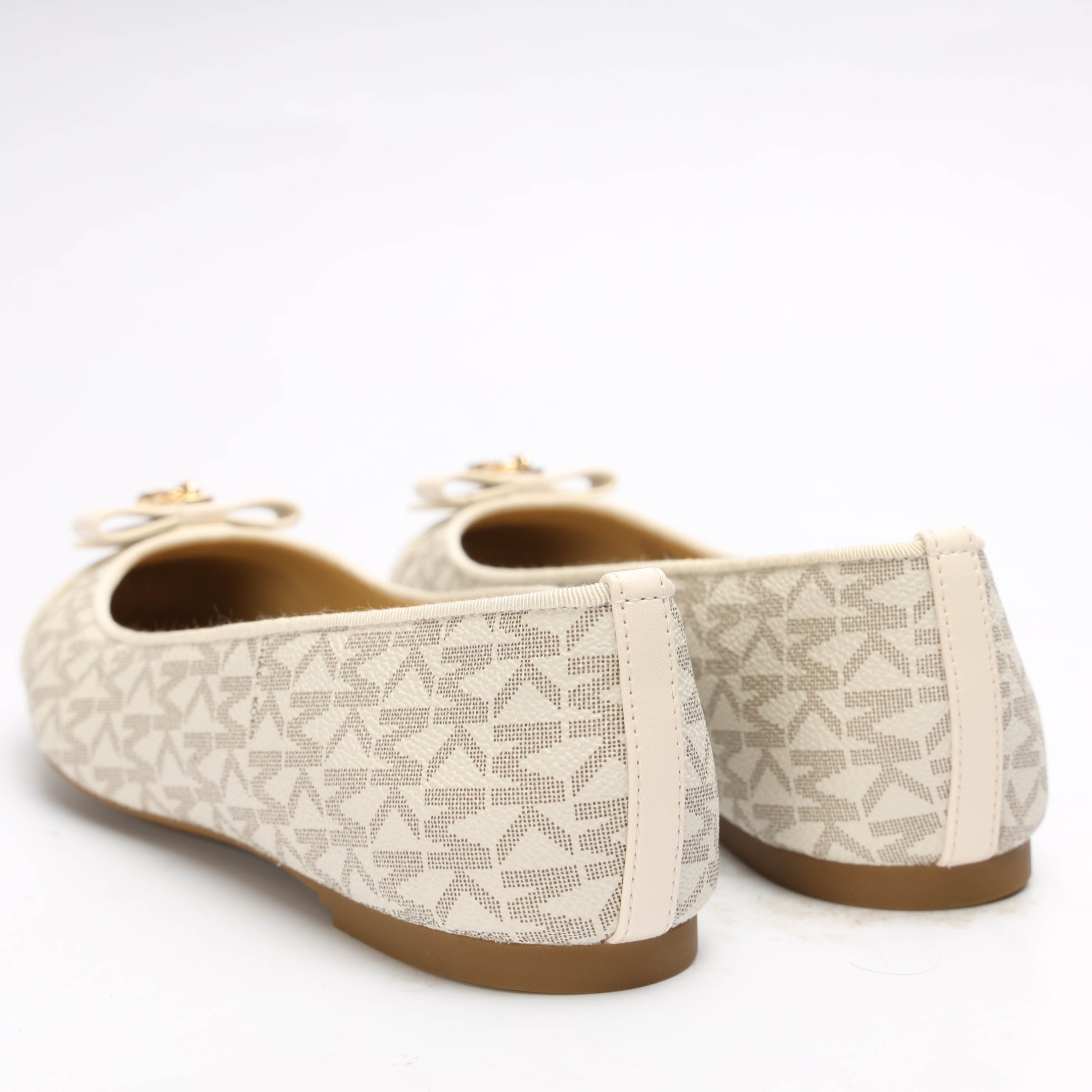 Michael Kors Vanilla Alice Logo Ballet Flat