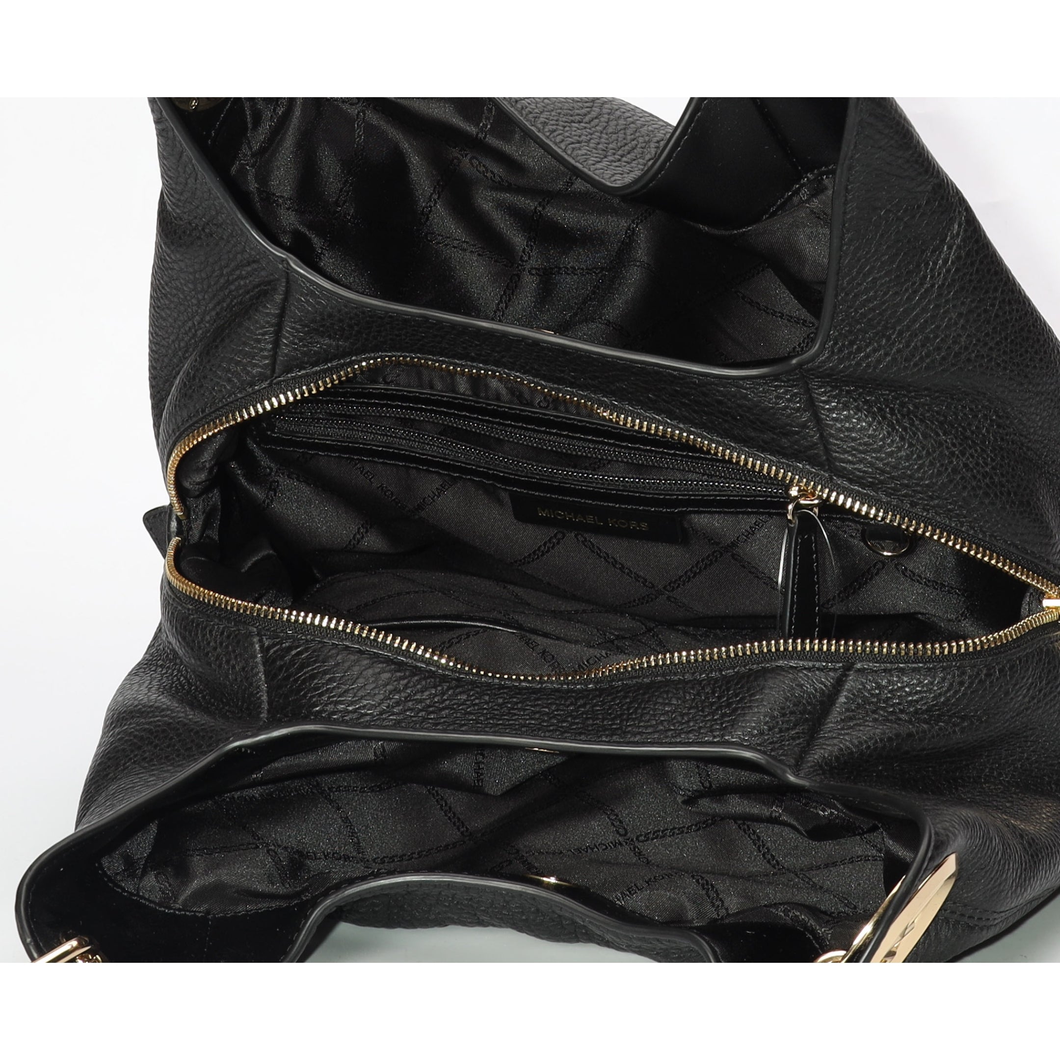 Michael Kors Lillie Large Black Hobo Bag