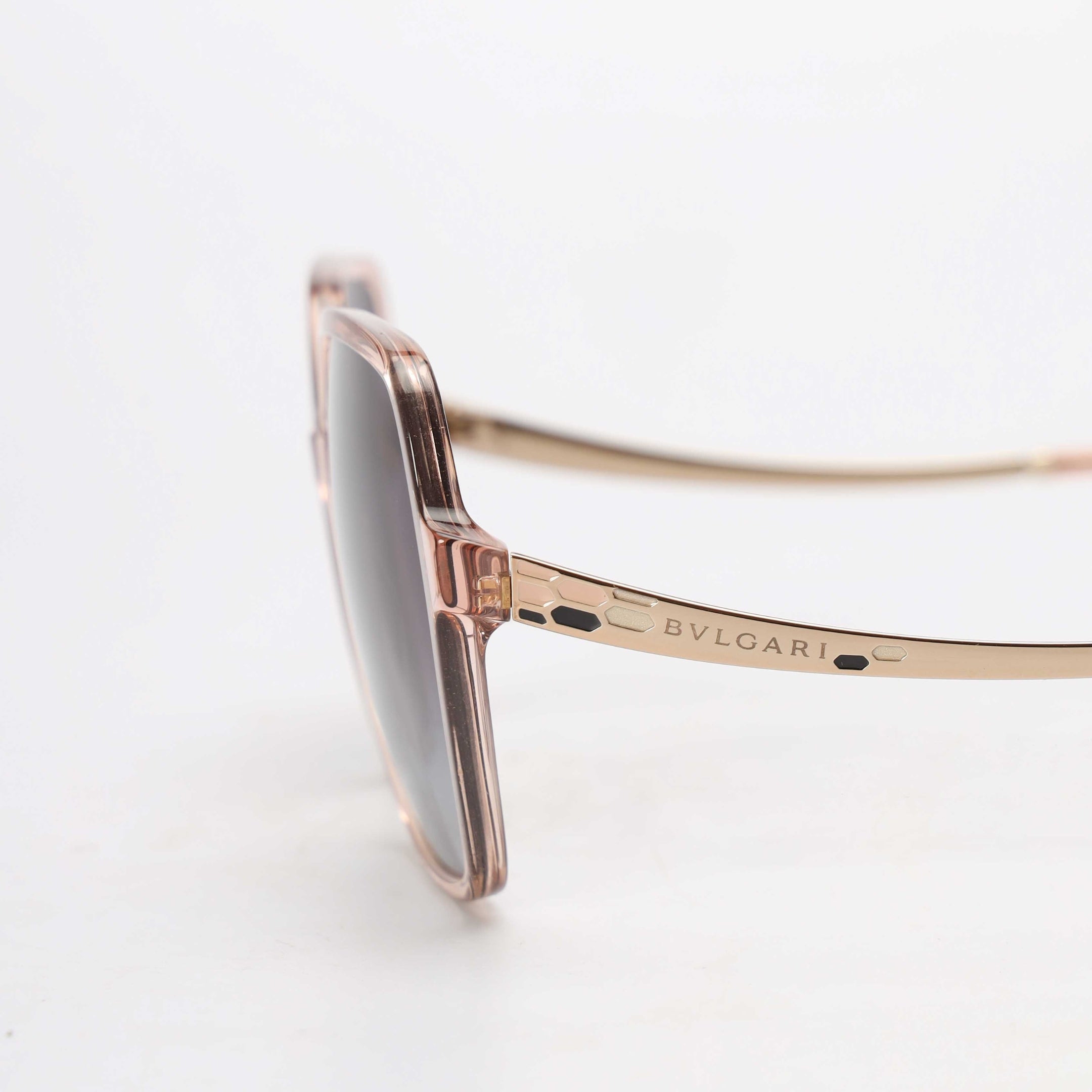 Bvlgari Pink Frame Gradient Sunglasses