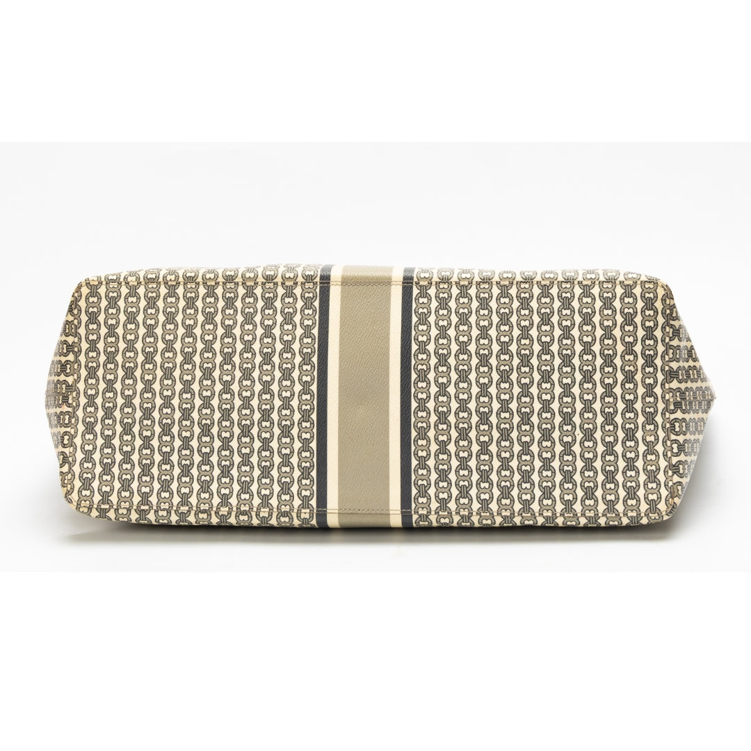 Tory Burch Gemini Link Canvas Tote Bag