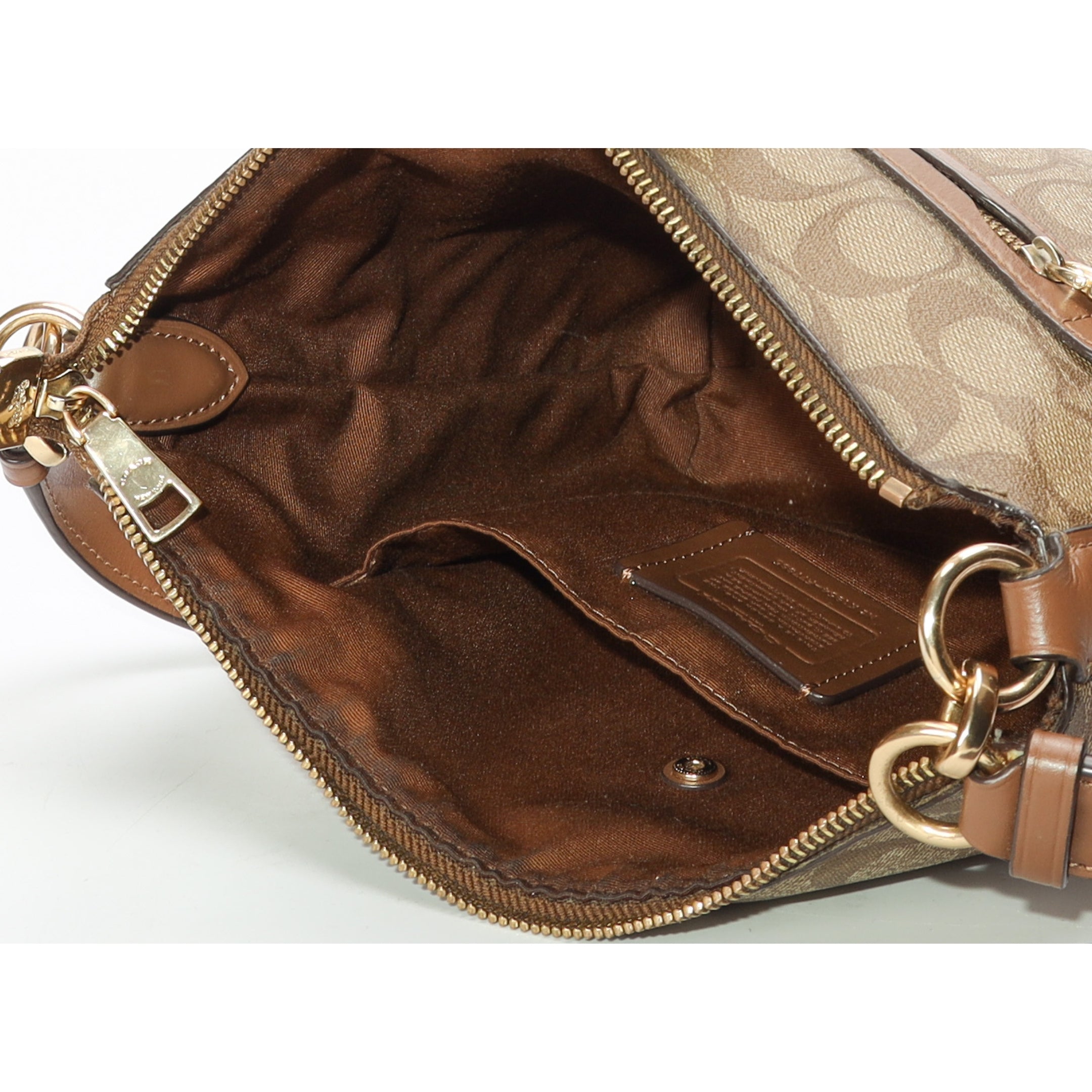 Coach Mae Signature Canvas File Crossbody Bag