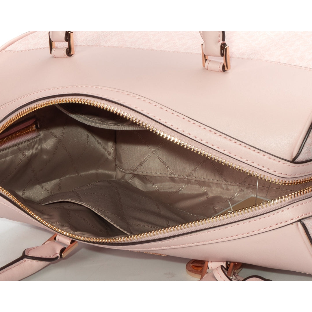 Michael Kors Pink Duffel Logo Crossbody Bag