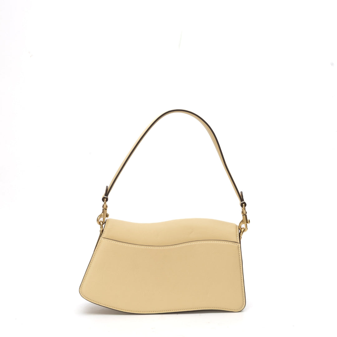Coach Beige Twisted Tabby Shoulder Bag