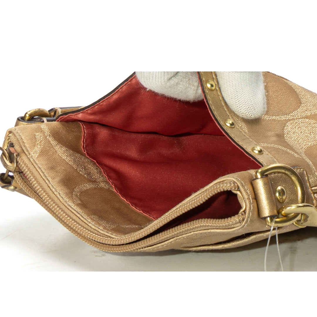 Coach Golden Beige File Crossbody Bag