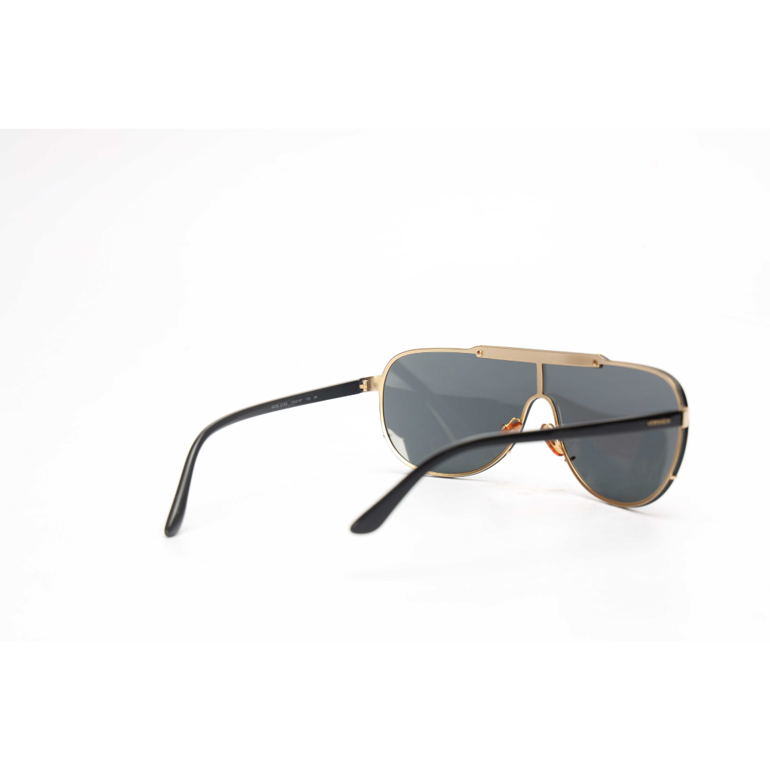 Versace Black Shield Sunglasses