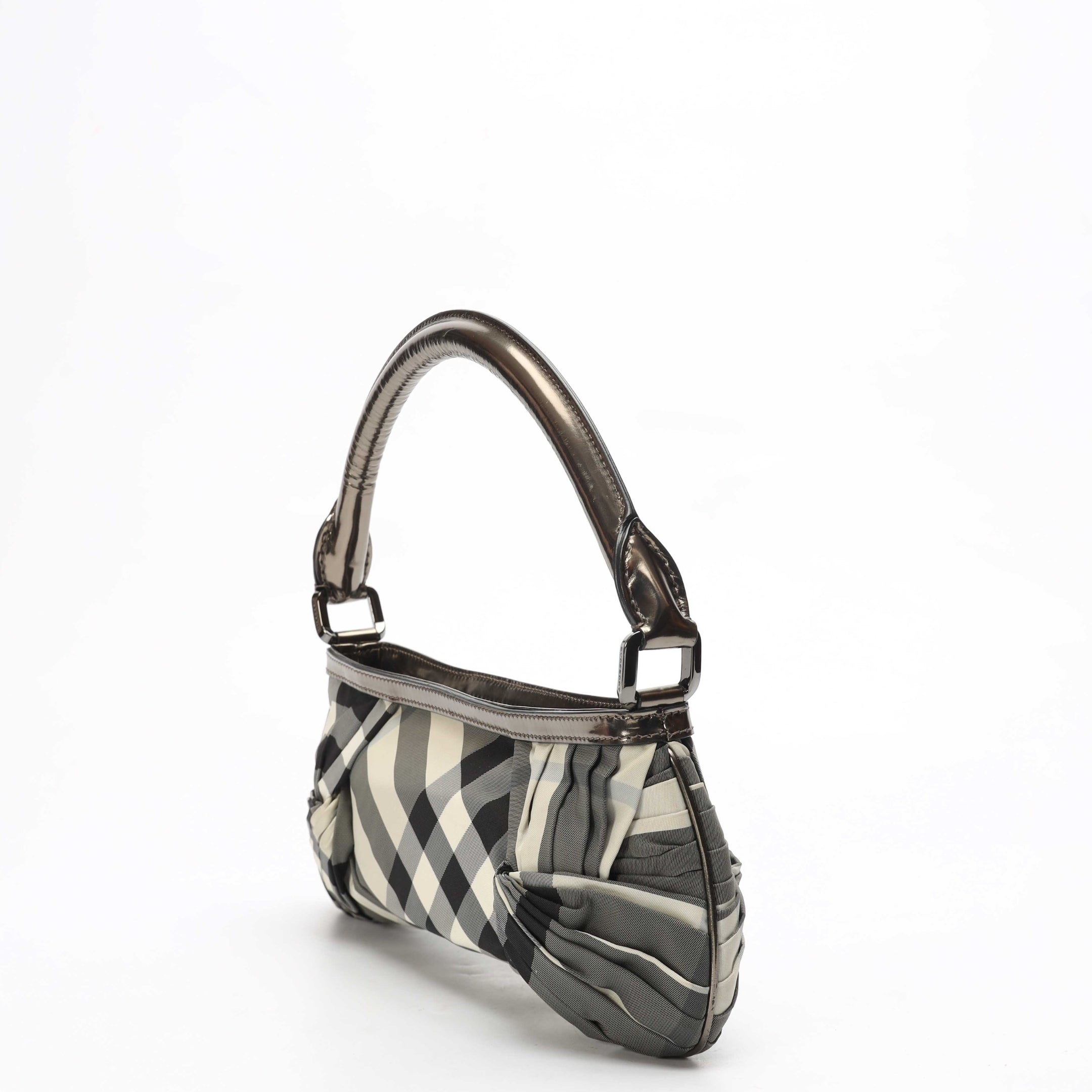 Burberry Supernova Check Canvas Handbag