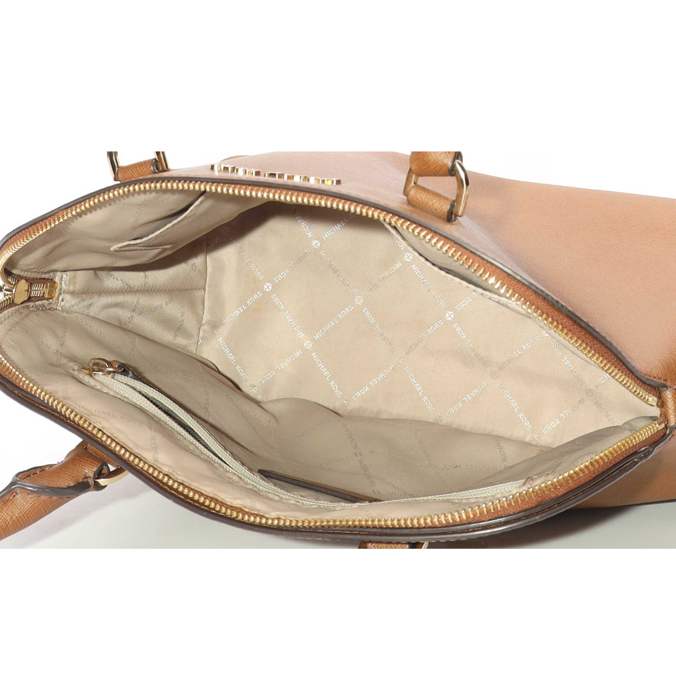 Michael Kors Brown Cindy Crossbody Satchel