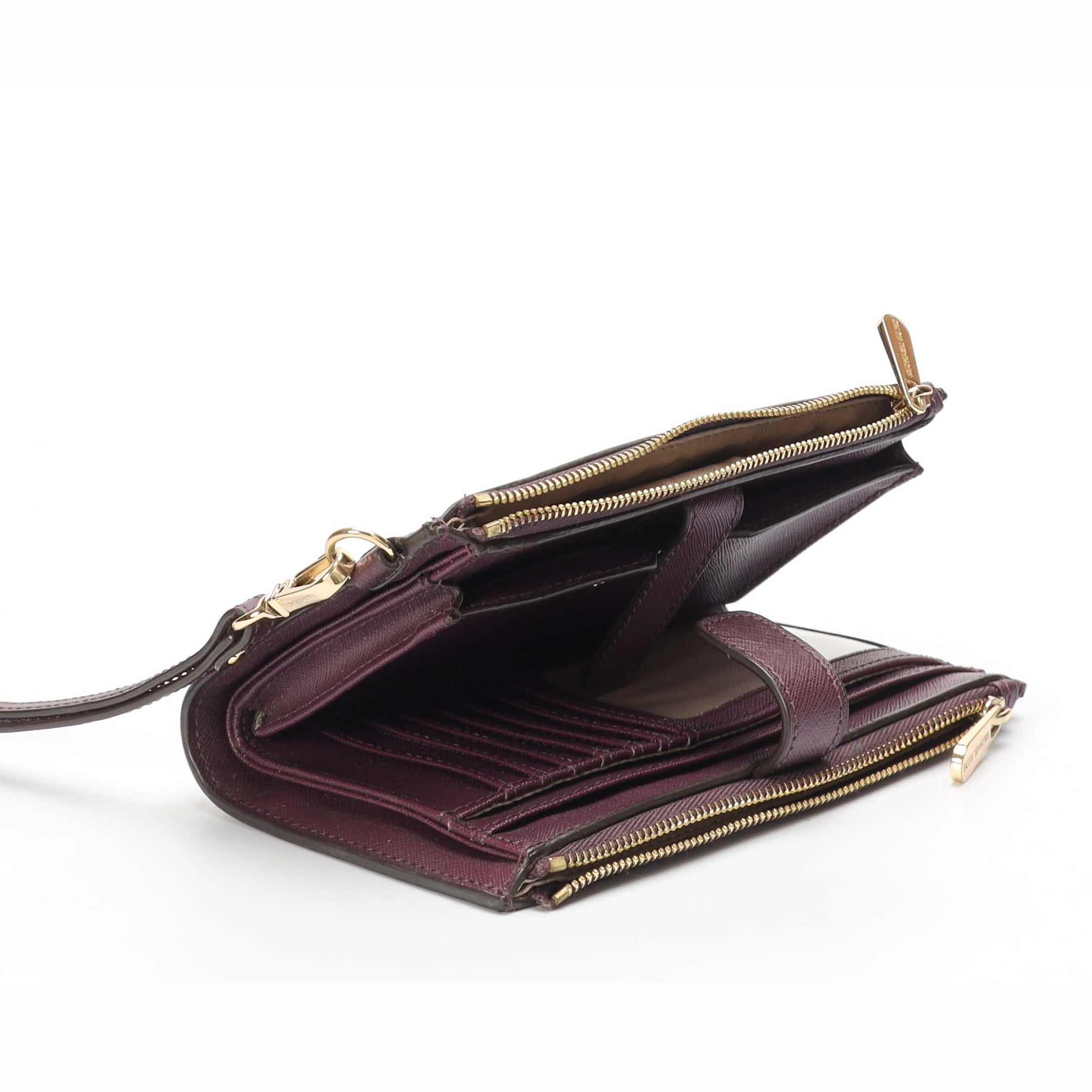 Michael Kors Pink Floral Wallet Wristlet