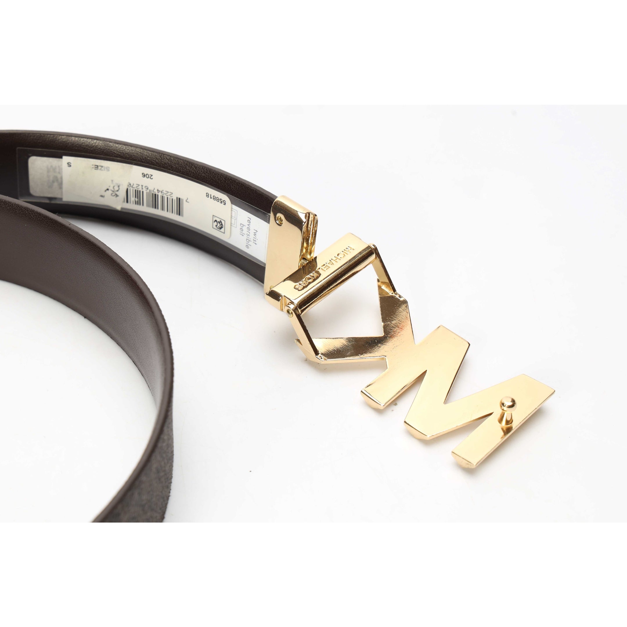 Michael Kors Reversible Logo Waist Belt