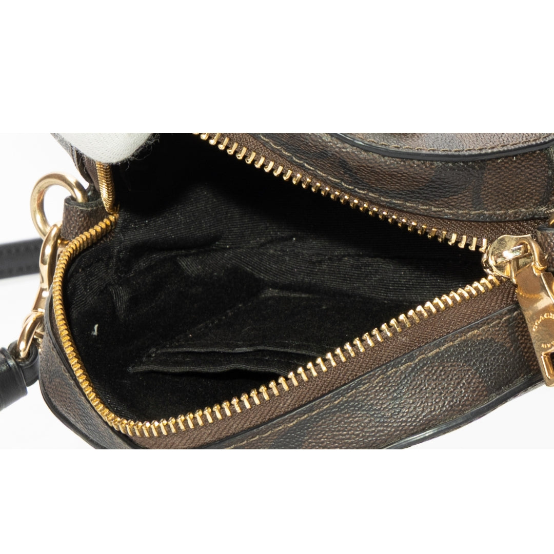 Coach Brown Mini Serena Crossbody Bag