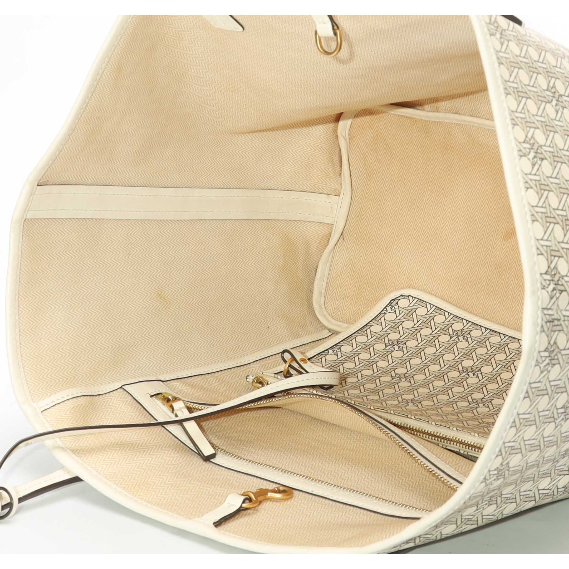 Tory Burch Ivory Ever Ready Tote