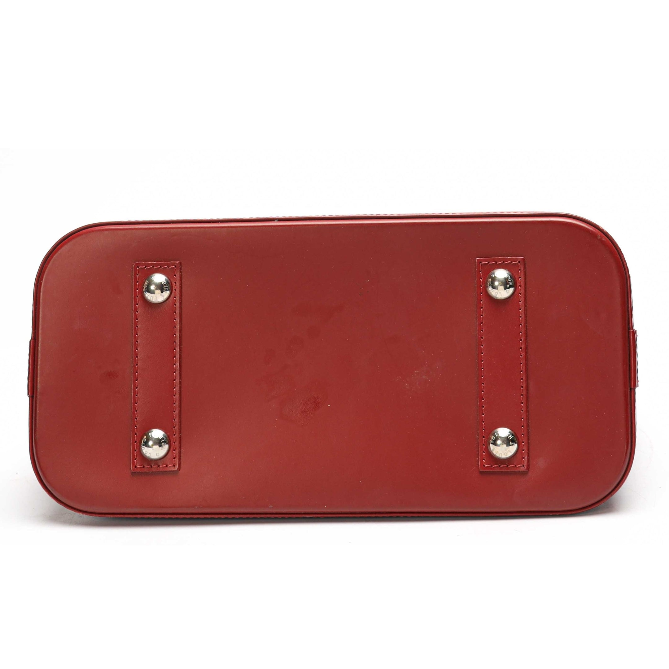 Louis Vuitton Red Epi Leather Alma PM Bag