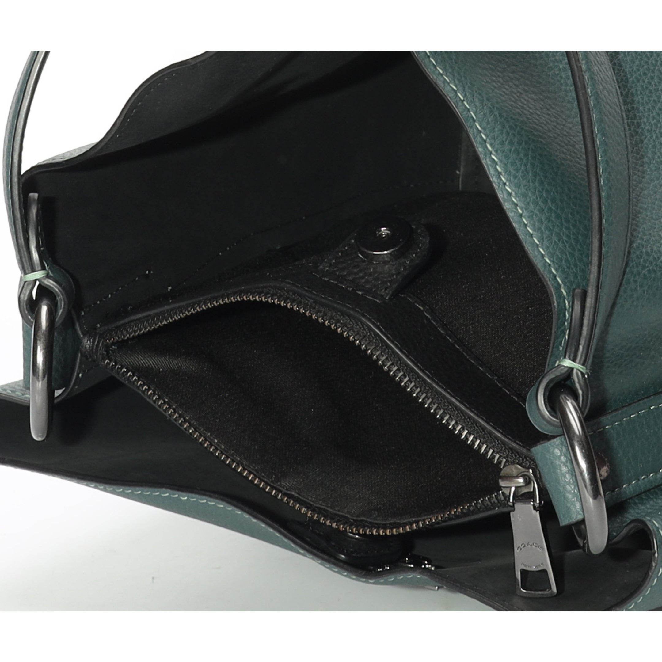 Coach Teal Town Convertible Bucket Crossbody Bag