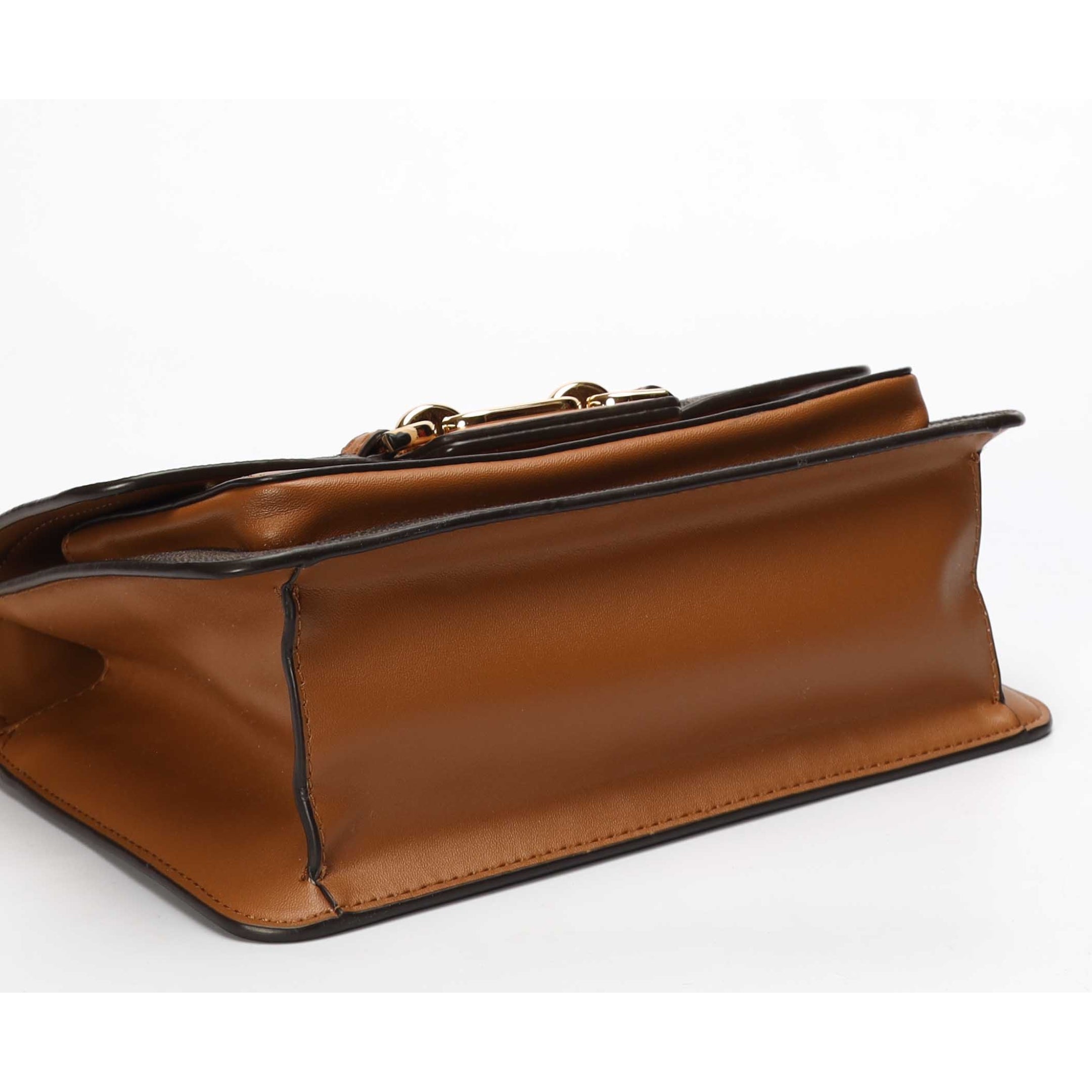Michael Kors Brown Heather Logo Shoulder Bag