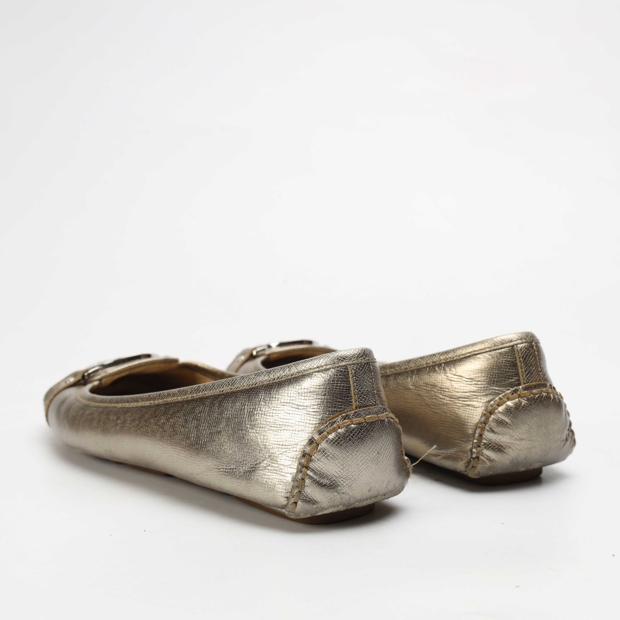 Michael Kors Fulton Metallic Leather Moccasin