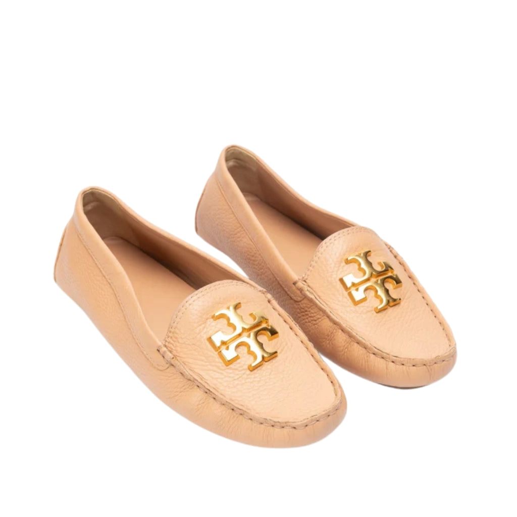 Tory Burch Brown Leather Lowell Loafers display picture 2