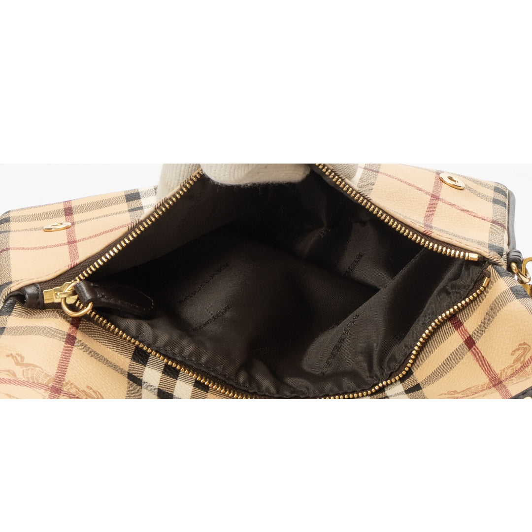 Burberry Haymarket Check Adeline Folding Wristlet
