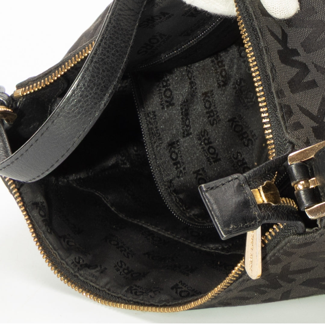 Michael Kors Kelsey Black Hobo Bag