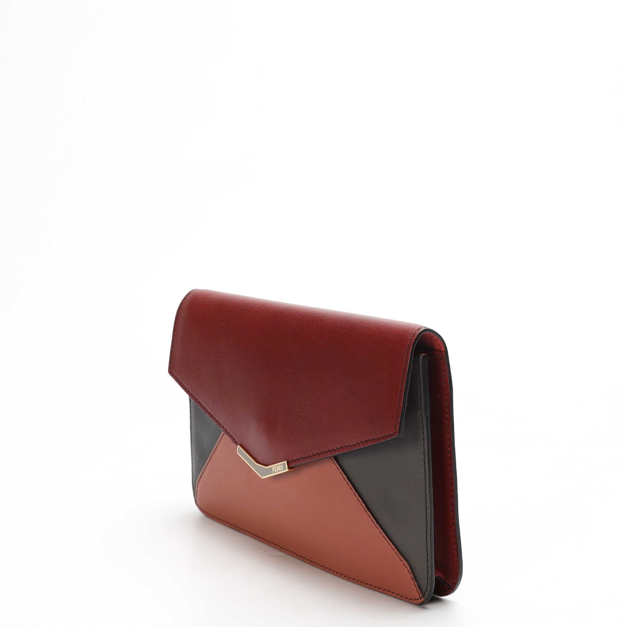 Fendi Multicolor 2Jours Envelope Clutch