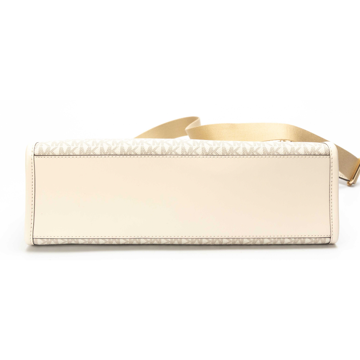 Michael Kors White Mirella Logo Tote