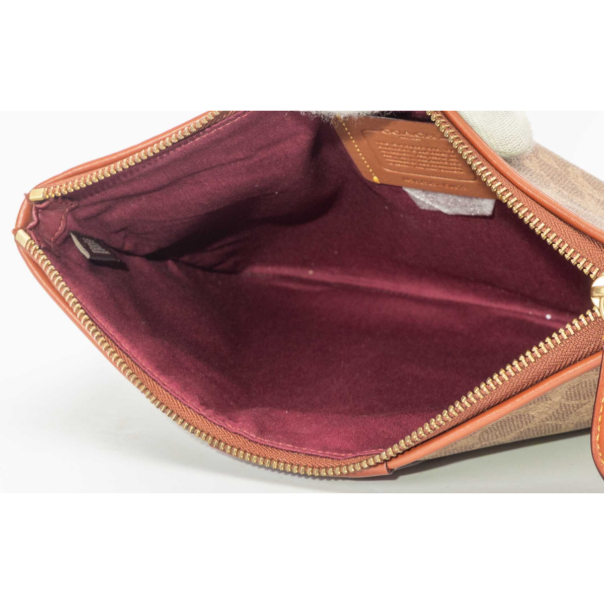 Coach Signature Logo Pouch